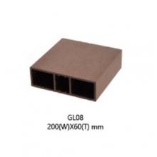 [합성목재]루버 GL08 - 200mm*60T(M당)