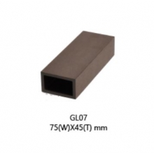 [합성목재]루버 GL07 - 75mm*45T(M당)