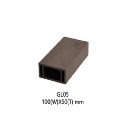 [합성목재]루버 GL05 - 100mm*50T(M당)