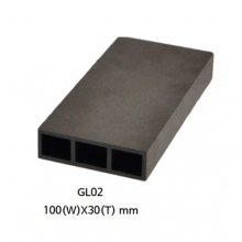 [합성목재]루버 GL02 - 100mm*30T(M당)