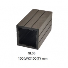 [합성목재]루버 GL06 - 100mm*100T(M당)